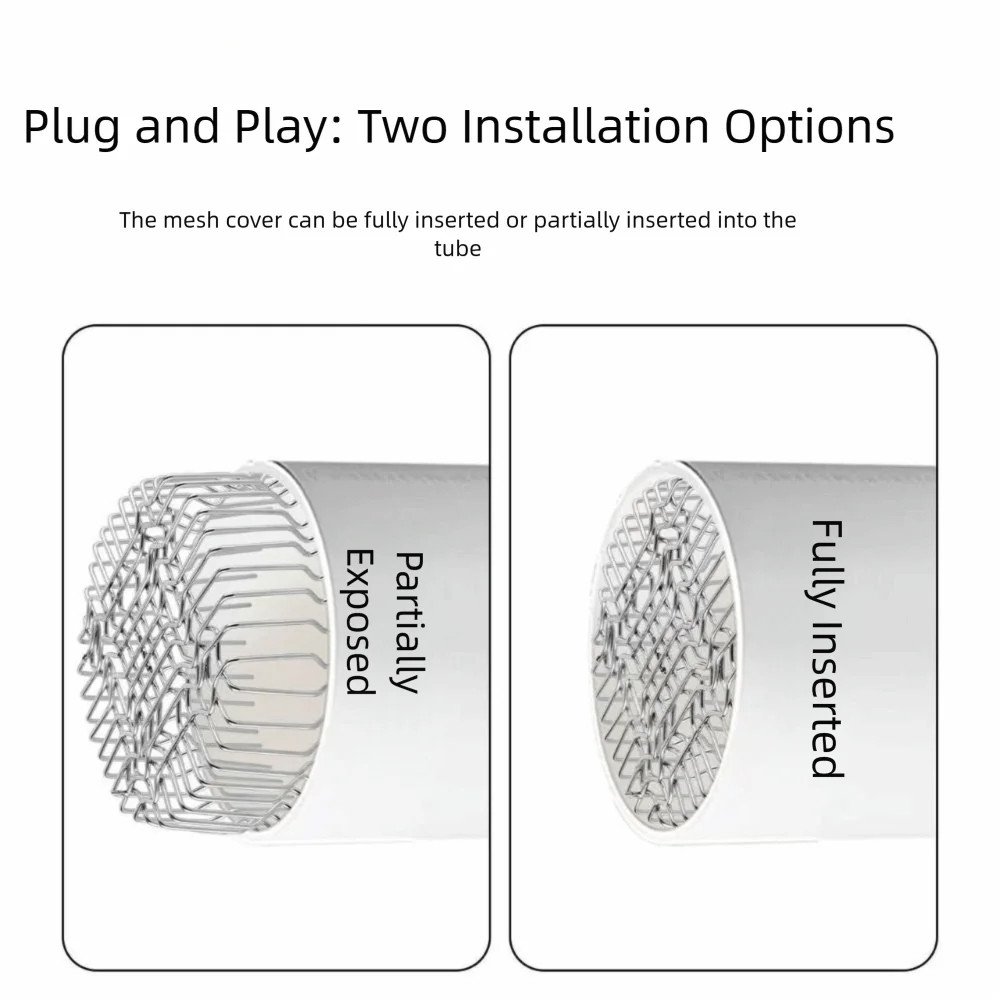 الفولاذ المقاوم للصدأ سقف الطابق استنزاف ورقة الحطام فخ مكافحة حجب مزراب الحرس سهلة التركيب شرفة غطاء الصرف #1