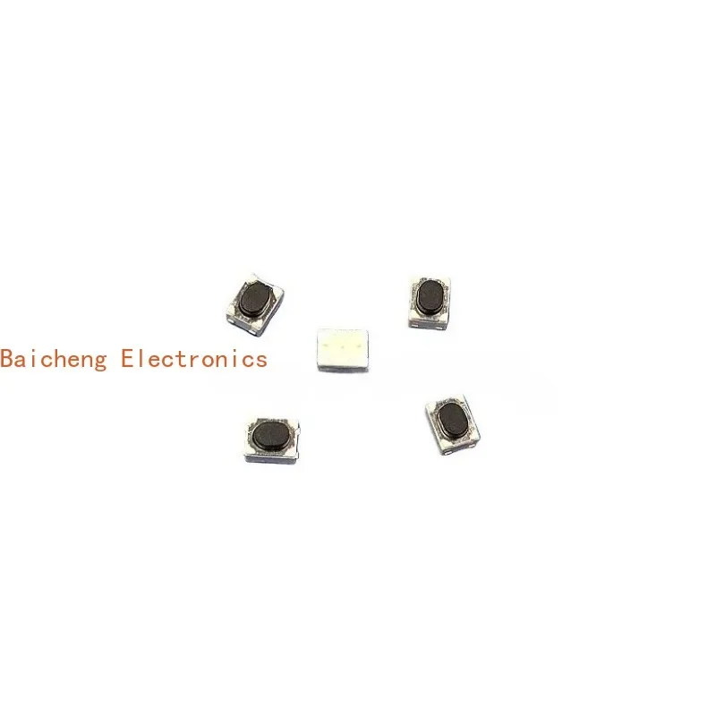 100PCS 3 * 4 * 2.5MM SMT 4-pin black button button micro touch switch