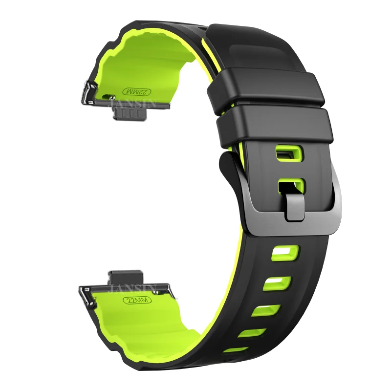 Two-tone Silicone Strap for Huawei Watch Fit 5/4 Pro Fit 3 Sports Bracelet Wristband Belt for Huawei Watch Fit5 Fit4 Accessories