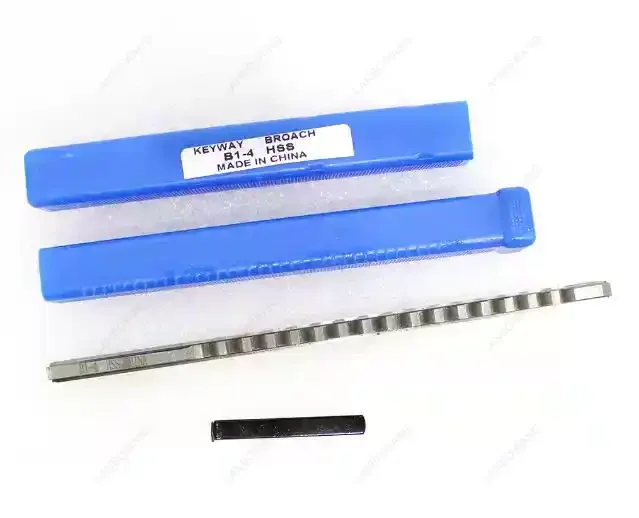 8mm C1 Push-Type Keyway Broach, Metric Broaching Tool For CNC Router Metalworking