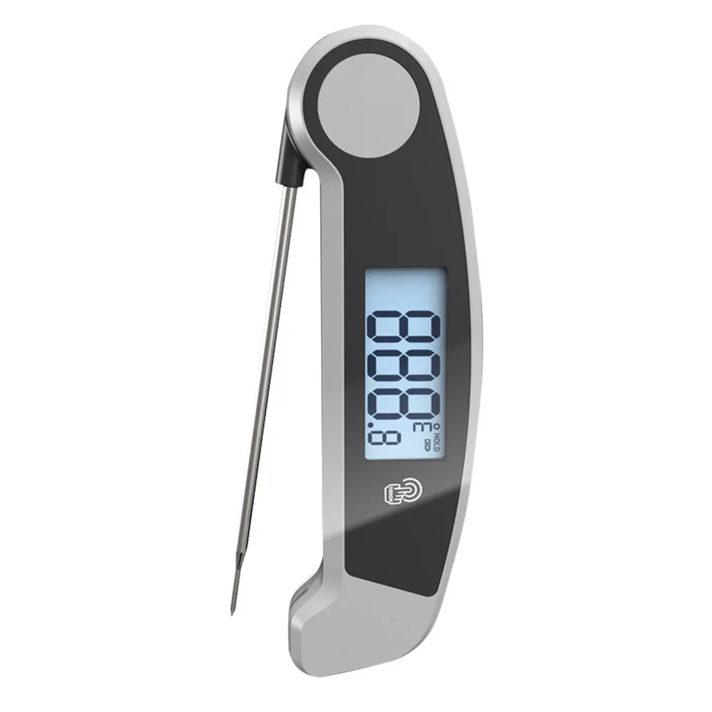 Cooking Thermometer Foldable Thermometer Stainless Steel Probe Temperature Range -50 C To 300 C Auto Power Off Feature view 2