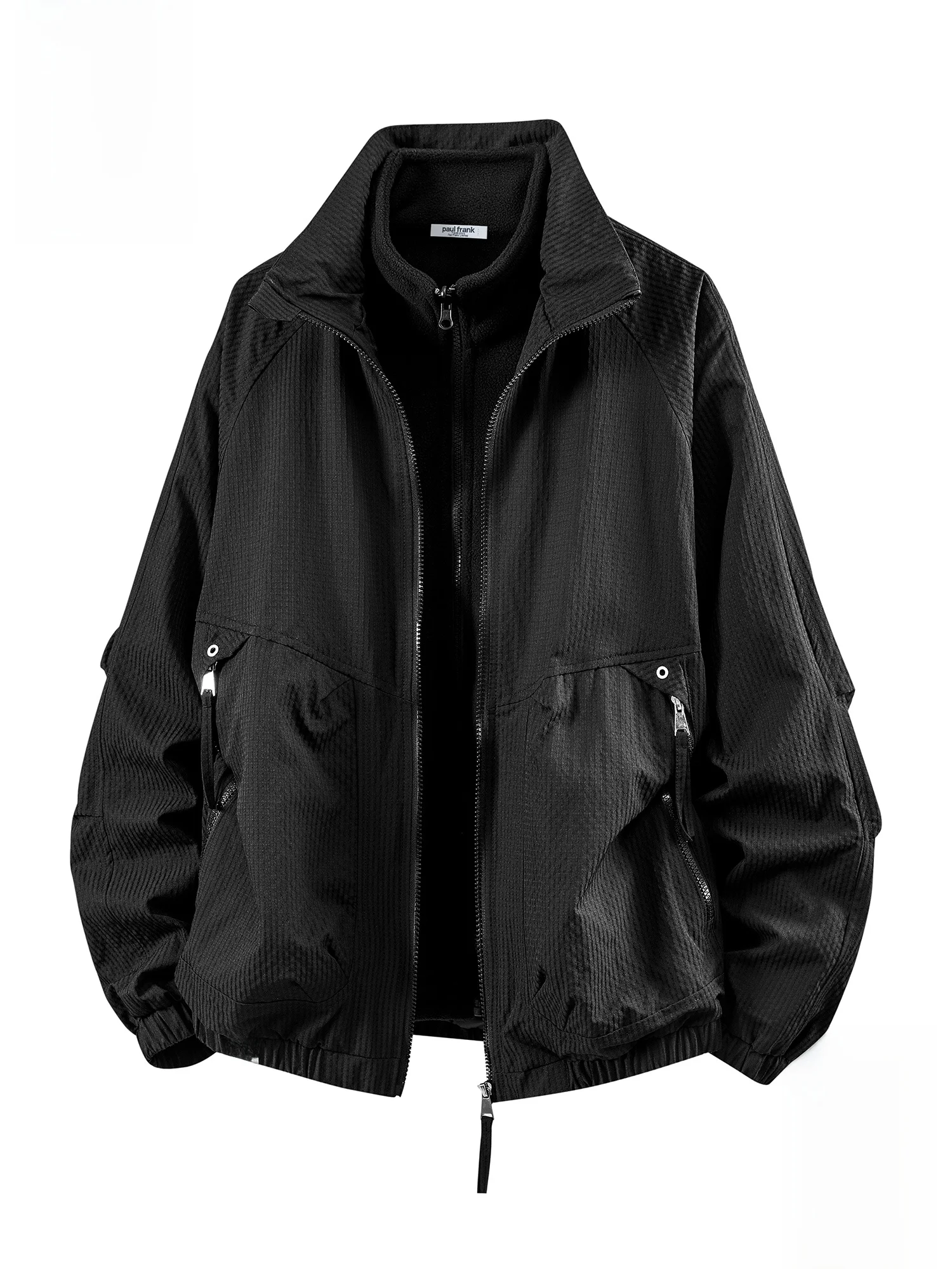 

Костюм мужской Paul Frank Monkey: модный американский бренд, свободный повседневный рабочий комплект из двух предметов, осенне-зимний, с воротником-стойкой