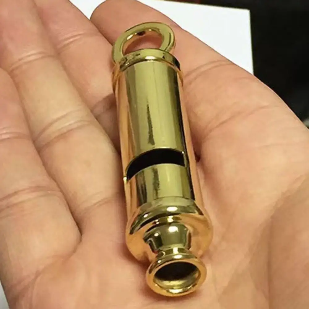 جودة عالية مع حبل صافرة معدنية سبائك الألومنيوم 4 أنماط الحكم الرياضة صافرة الرجبي حفلة صافرة التدريب مدرسة كرة القدم #2