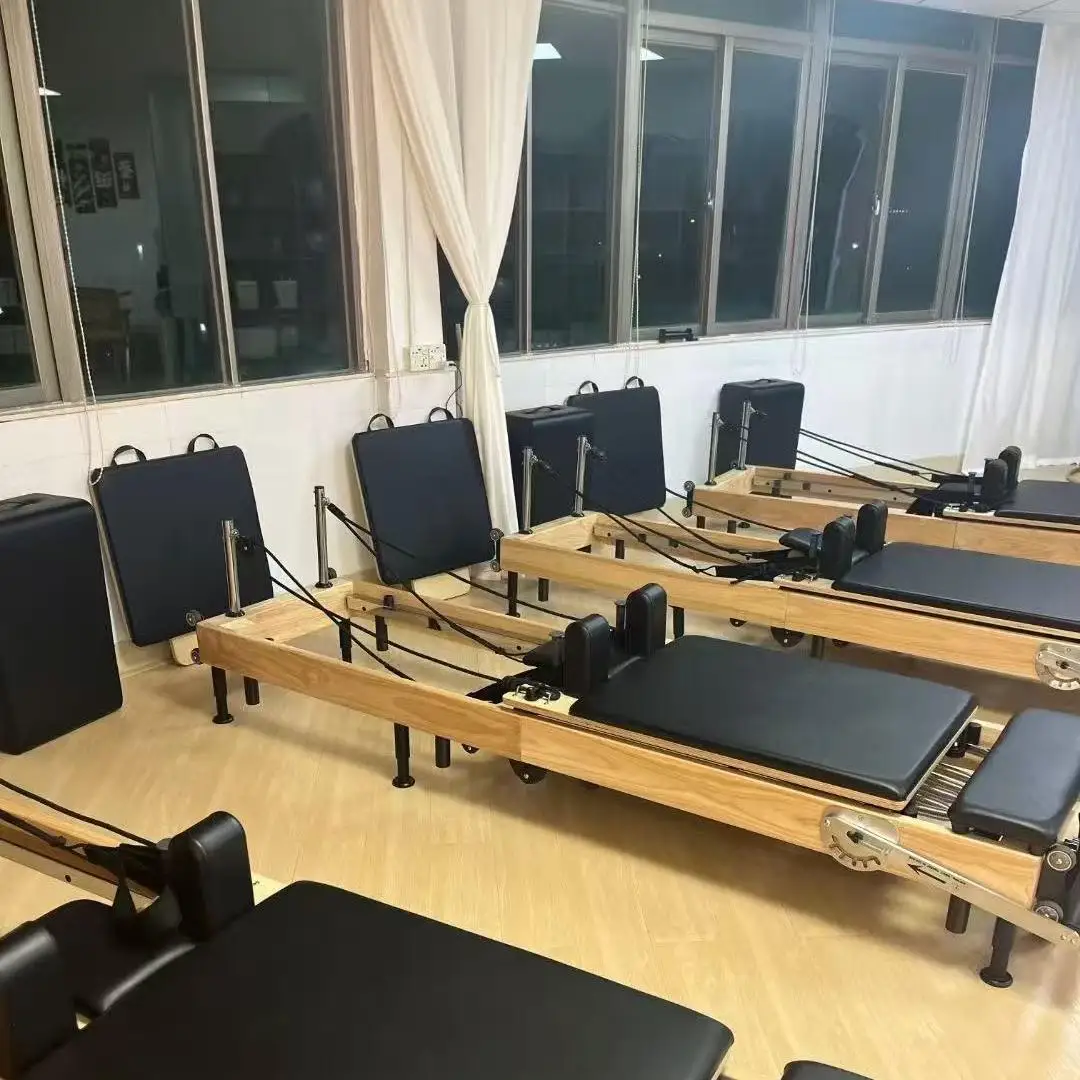 Wholesale Best Price Pilates Power Gym Pro Smart Mini Light Weight Fold up Gold Plegable Oak Pilates Reformer