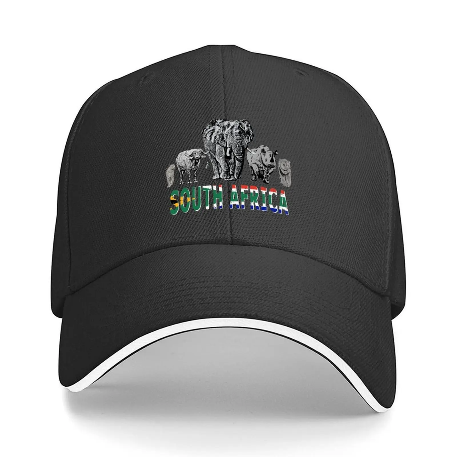 

Africa's Big 5 for South Africa Wildlife Fans Baseball Cap hats for men Snap Back Hat Hat Luxury Brand Rugby Women's Hats Men's