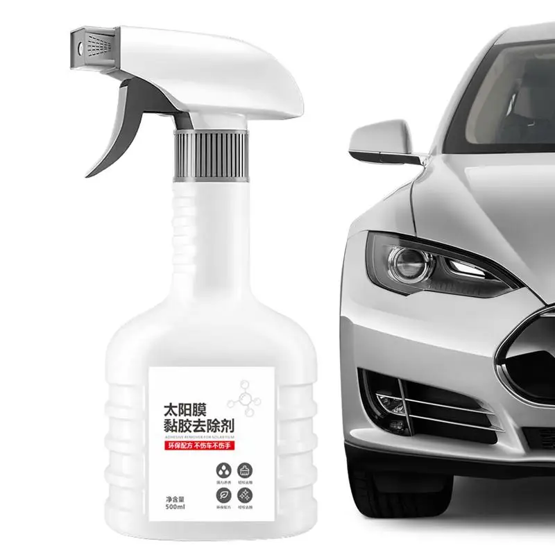 

Car Sticker Remover Car Glass Film Remover Effective Bumper Stickers Cleaner Windshield Tint Adhesive Remover 500ml For Car