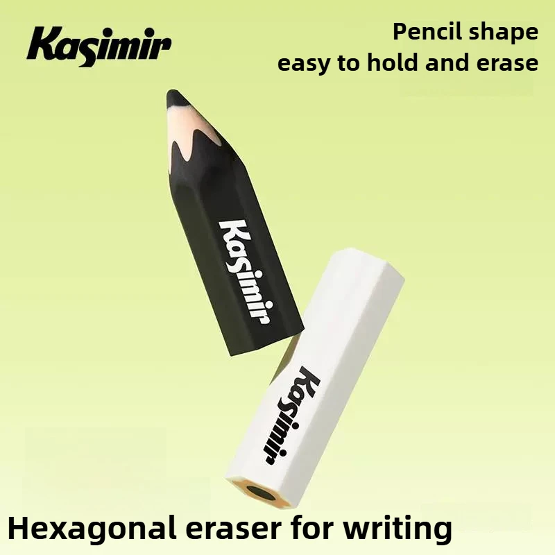 

Kasimir шестиугольный ластик для карандашей без остатков, чистое стирание для детского сада, художественные детские идеальные канцелярские принадлежности, школьные и офисные принадлежности