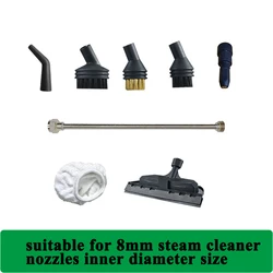 Steam Cleaner Brush For TC-SC-01 02 Steam Cleaner Accessories Extension Pole Glass Wiper for 8mm Head Nozzles Brushes Threaded ﻿