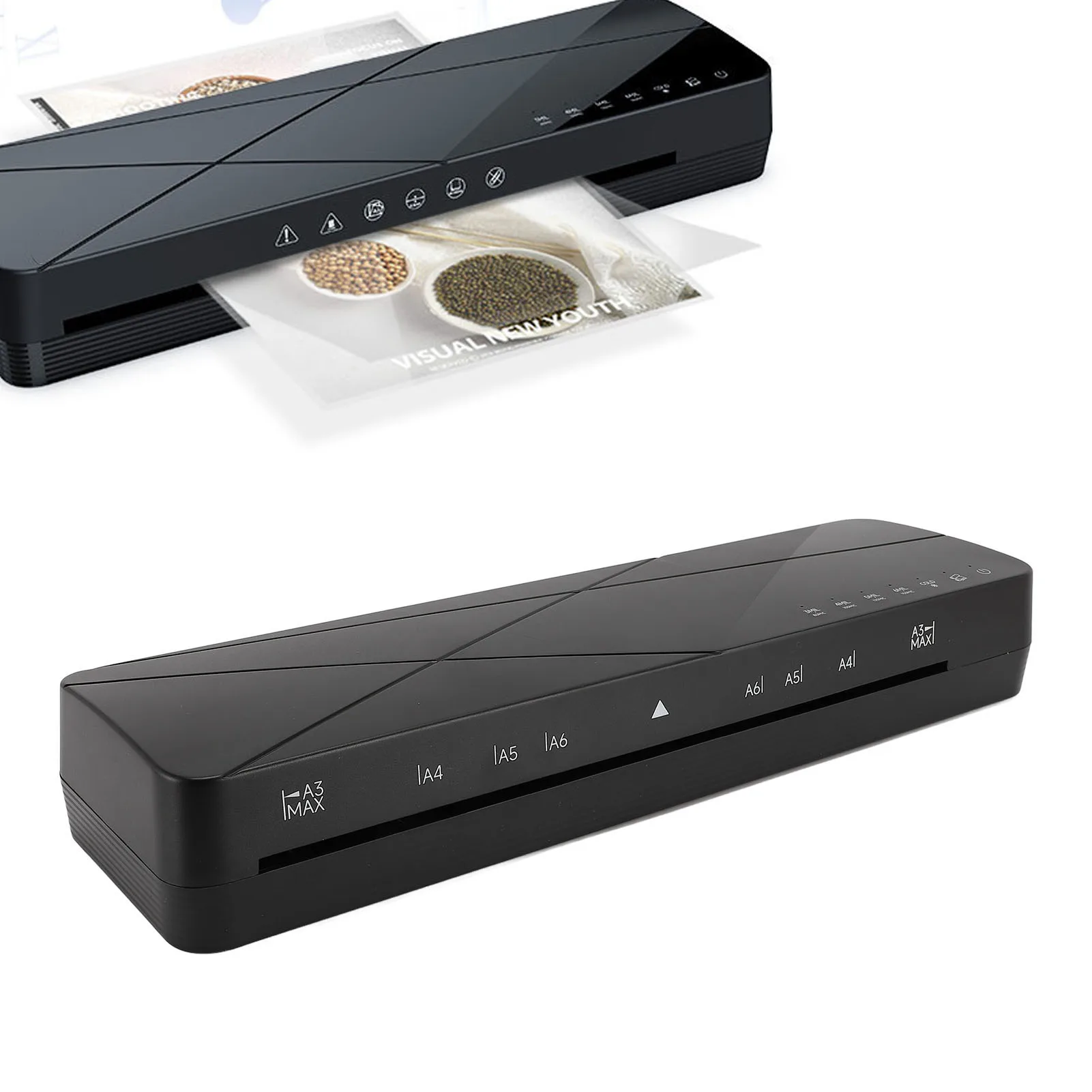 

Фотоламинатор A3, быстрый предварительный нагрев, скорость 355 мм/мин, 4 варианта толщины, холодный и термоламинатор для фото документов