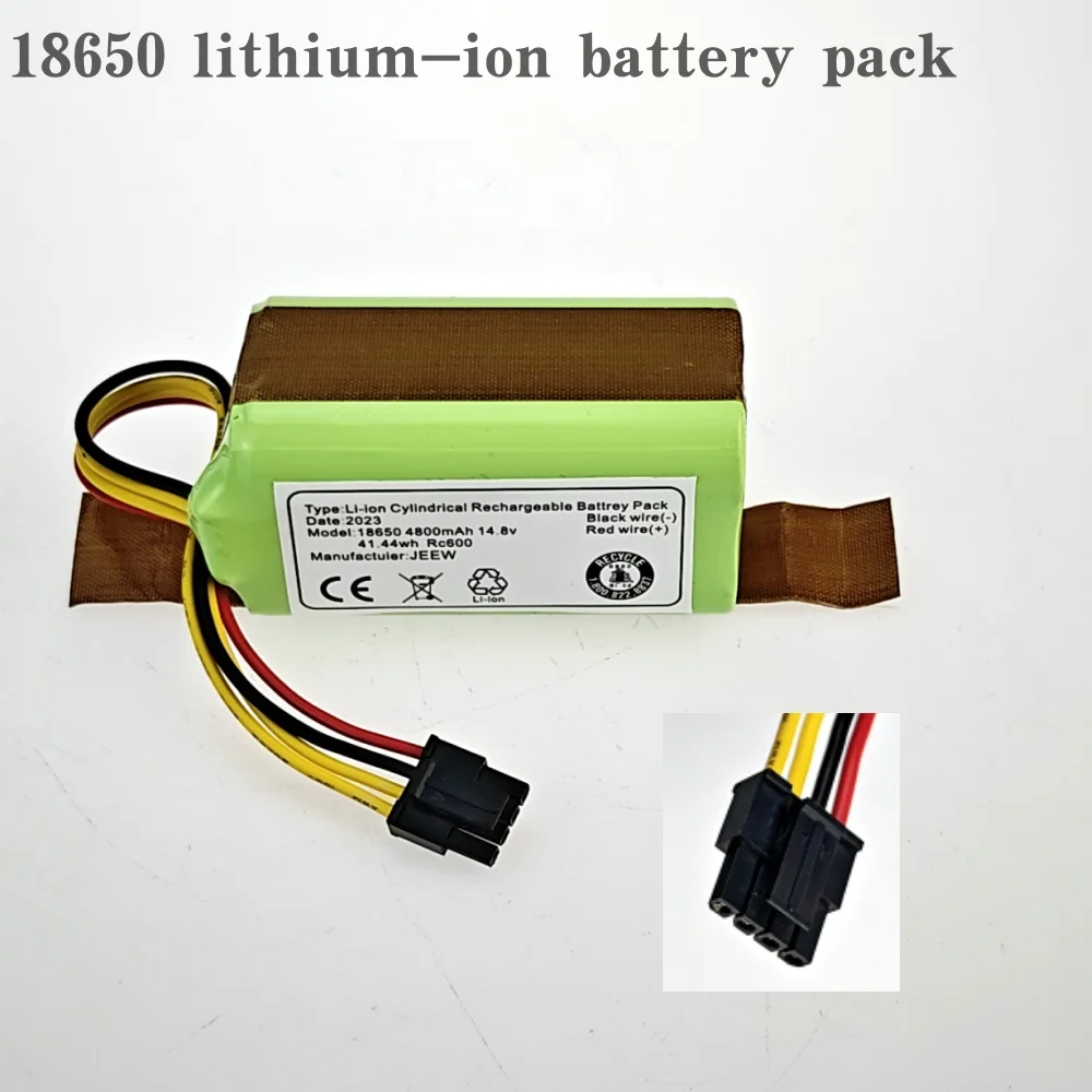 4S1P 14.8 فولت 4800 مللي أمبير بطارية ليثيوم أيون ل Cecotec Conga 1290 1390 1490 1590 جهاز آلي لتنظيف الأتربة البطارية