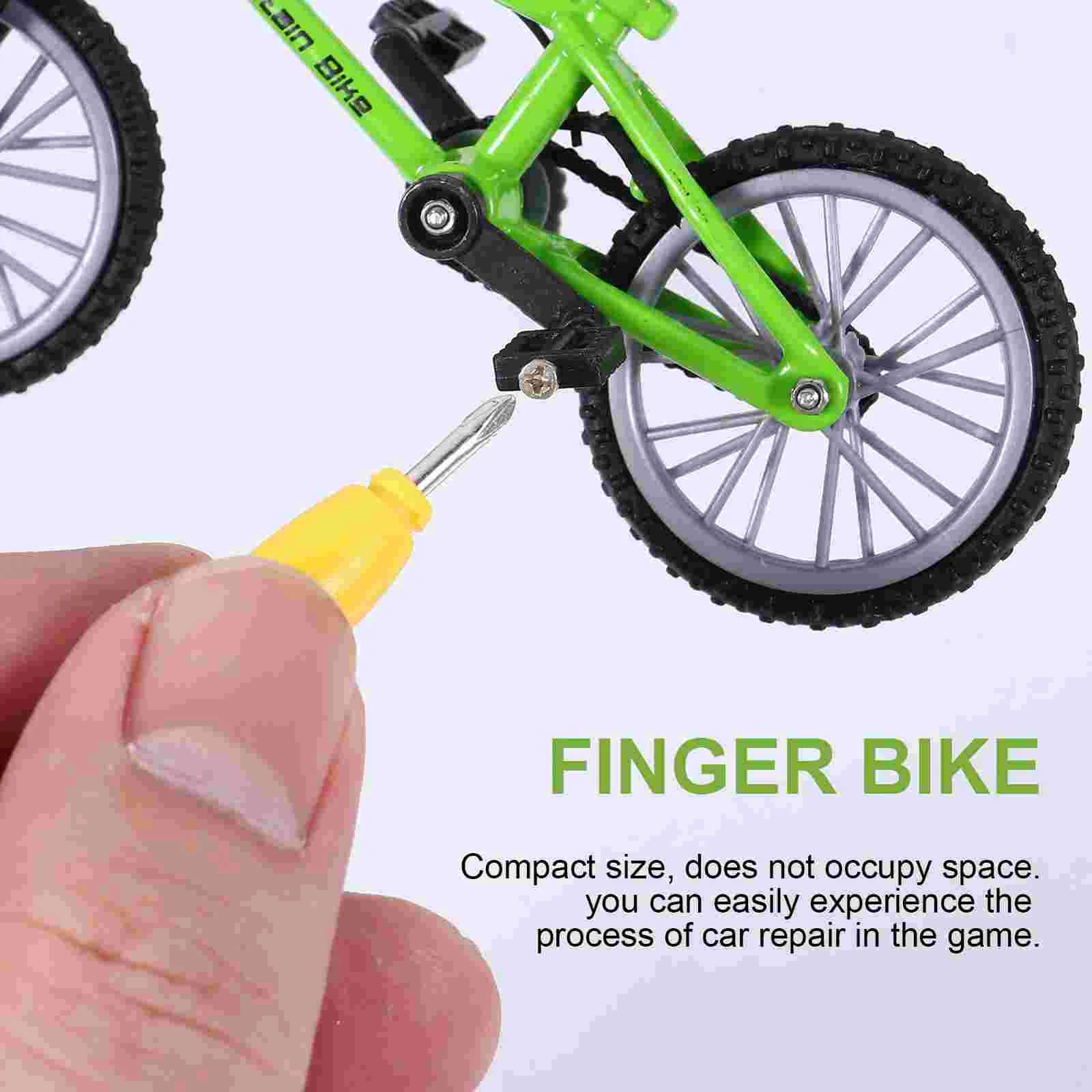 Finger Bike Mini Model Simulation Bicycle Aluminum Alloy Bikes Toy Bicycles