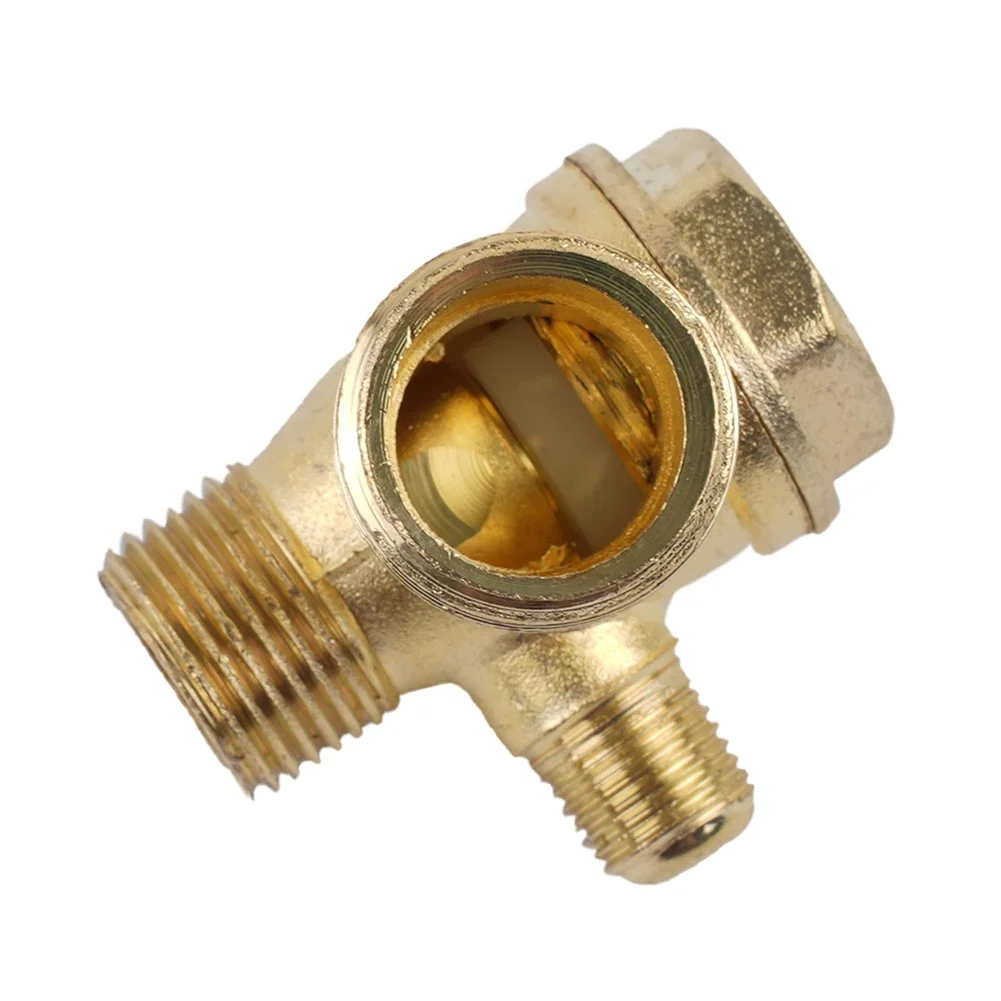 Imagem -04 - Válvula de Retenção da Liga de Zinco de Portas da Válvula de Retenção do Compressor de ar para Peças do Compressor de ar com Tubo de Exaustão