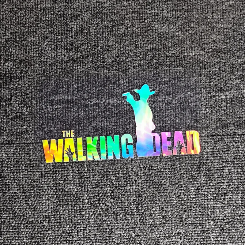 Car Stickers Walking Dead Zombies Rick Funny Reflective Decoration For Windshield Trunk Bumper Motorcycle Helmet Laptop C40