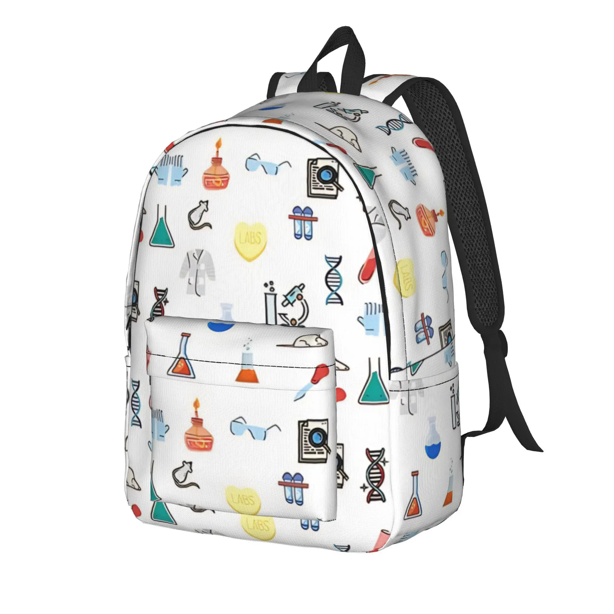 Chemistry Science Test Tubes Lab School Subject Backpack  College Backpacks Women Designer High School Bags Stylish Rucksack