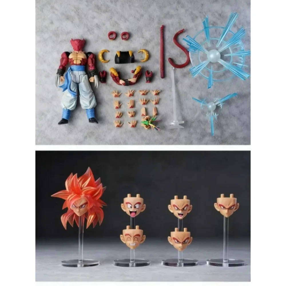 

Распродажа: Фигурка Kamione Tonsenarttoys Dragon Ball SHF Gogeta SSJ4, аниме-модель, игрушка, в наличии