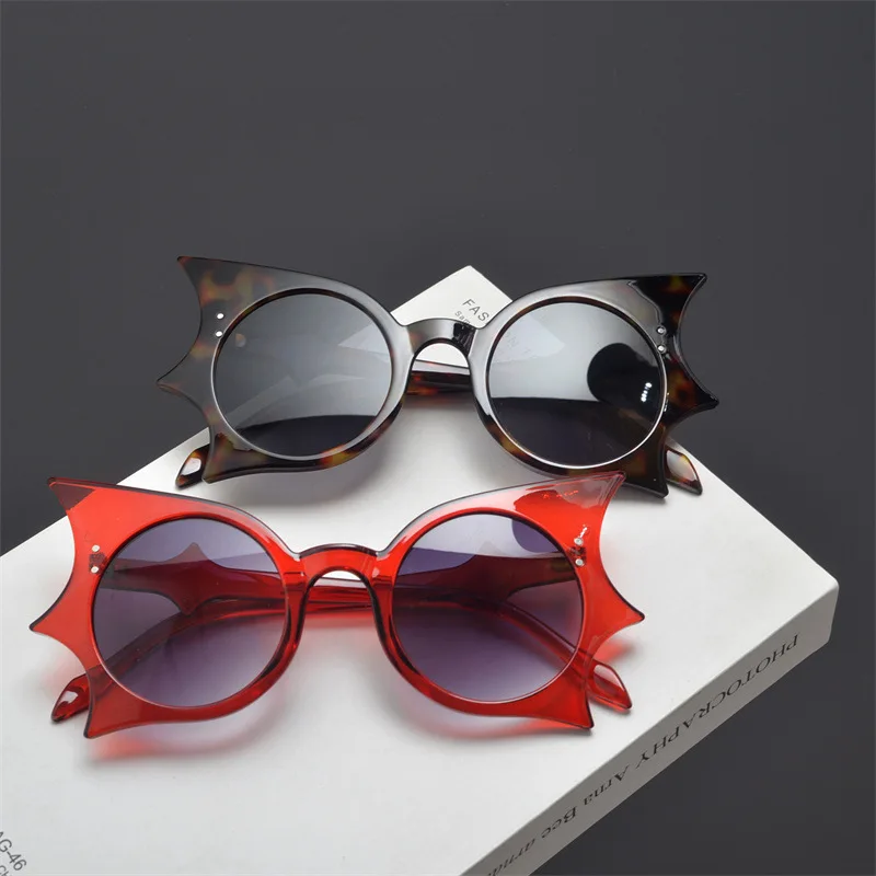 1PC Halloween Fledermaus Hip Hop Lustige Sonnenbrille Neue Sonnenbrille Nachtclub Disco Sonnenbrille – Detail 7