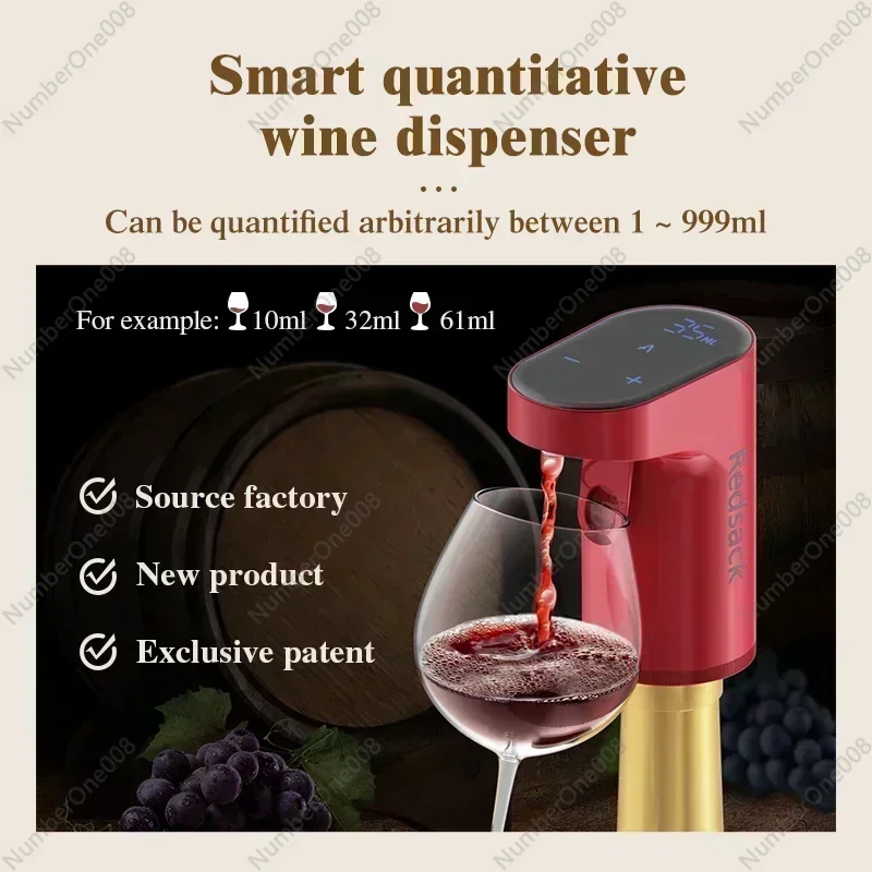 Automatic Non-touch Automatic Electric Bottle Pump Beverage Whisky Alcoholic Beverage Dispenser !Limited time discount