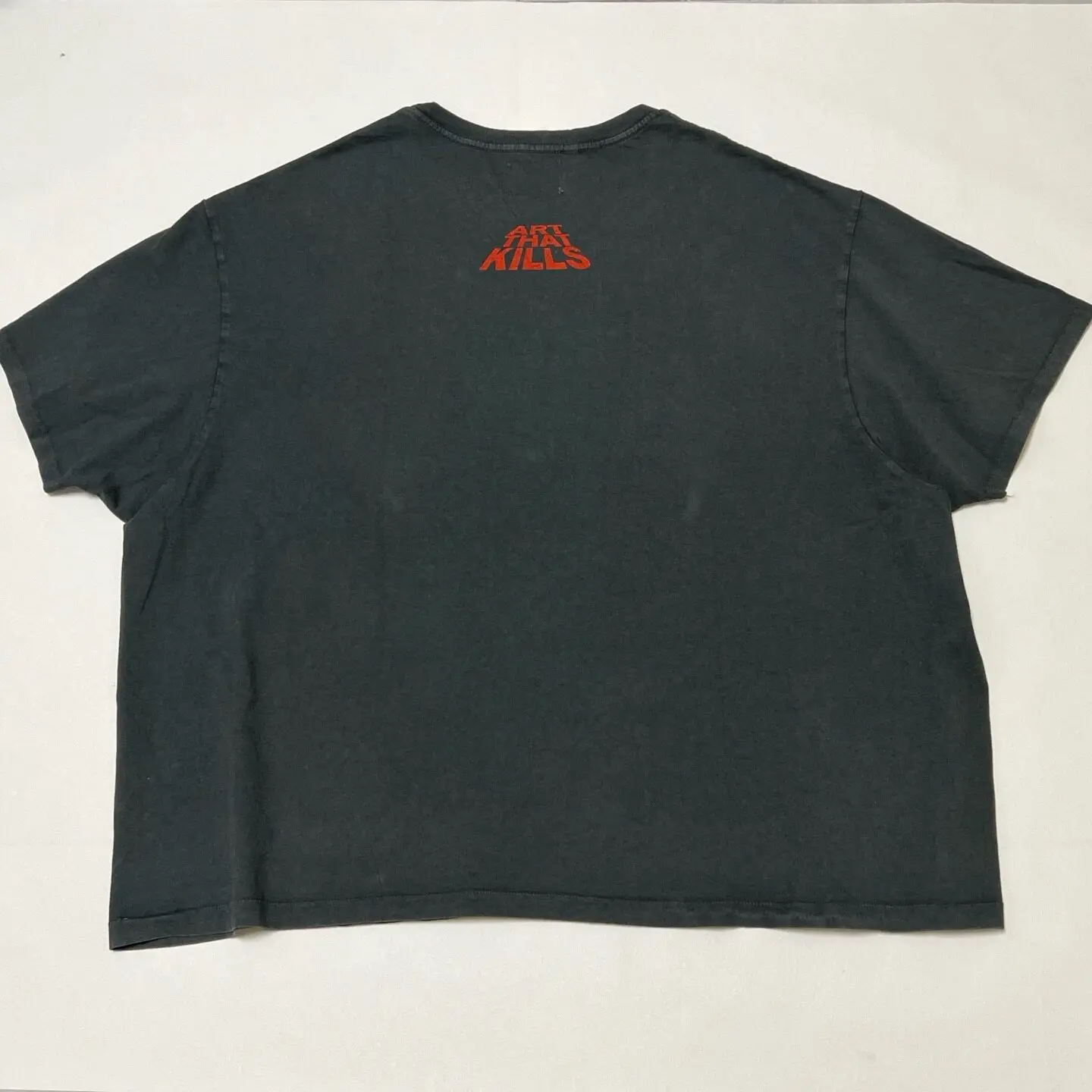 Gallery DEPT Double Sided Letter Print Crew Neck Washing Water Old Vintage EXTROVERT Short Sleeve Tee
