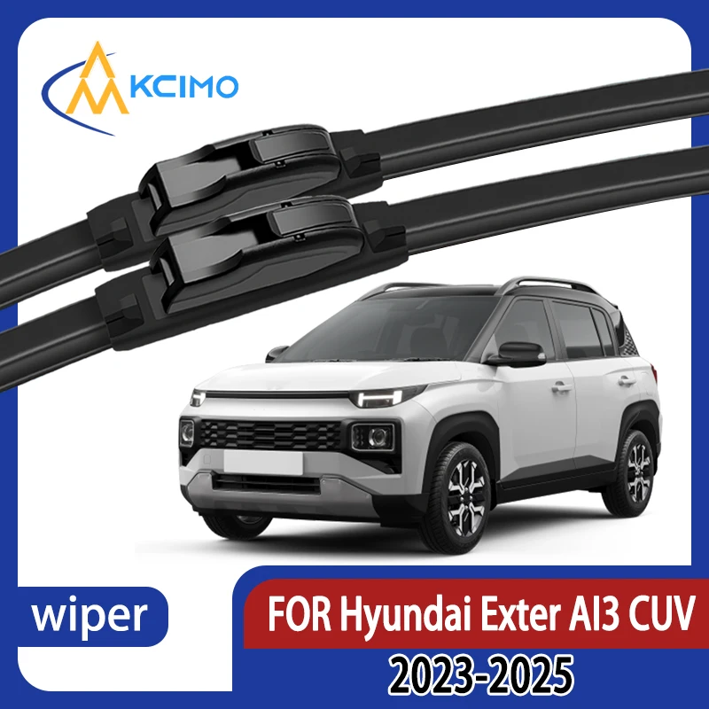 

Универсальный комплект дворников переднего стекла для Hyundai Exter AI3 CUV 2023-2025, изготовленный в холодную погоду, резиновая формация