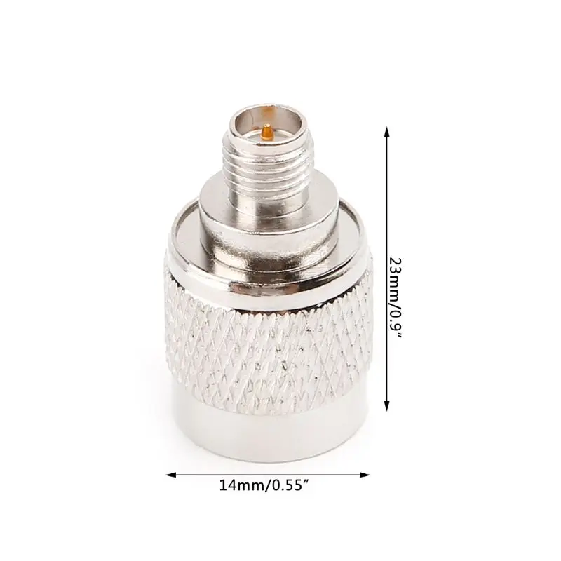 RP-TNC Male Plug To RP-SMA Female  RF Connector Coaxial Converter Adapter