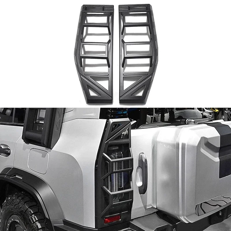 

Car Mecha Tail Light Cover Fit for Chery JETOUR Traveler ABS Matte Black Rear Fog Light Cover Tail Light Frame