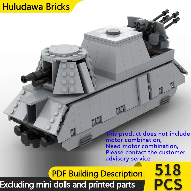 

City Car Model MOC Building Bricks Train Air-Raid Shelter Carriage Modular Technology Children Holiday Gifts Assemble Toys Suit