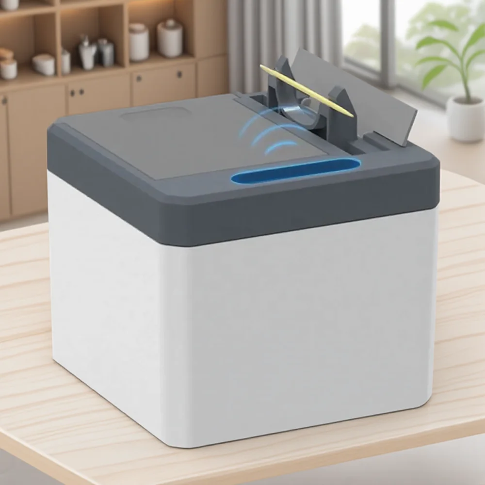 

Автоматический диспенсер для зубочисток, электрический держатель для зубочисток, умная индукционная коробка для зубочисток для дома, ресторана, кухни, декор