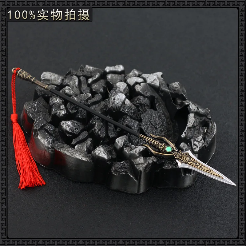 22cm メタル スピア ランス 真夜中の戦士 趙雲 武器 モデル ゲーム