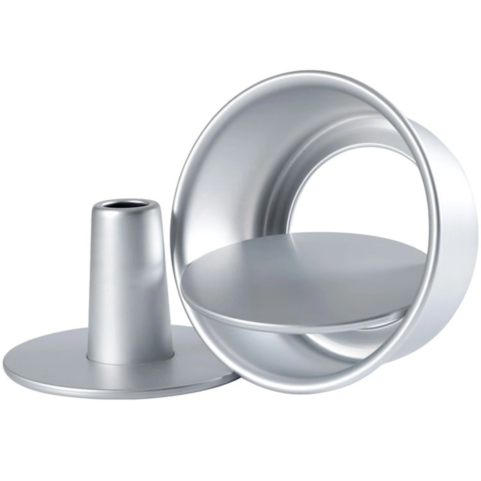 Cake Pan Removable Bottom Chiffon Cake Mold for Home Baking Anodized Aluminum Alloy Round Oven Bakeware Tool Durable