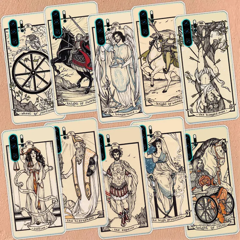 Tarot cards for Halsey HFK Phone Case For Huawei P50 Pro P40 P30 Lite P20 P10 Coque Mate 10 Lite 20 30 40 Pro Cover Capa Shell