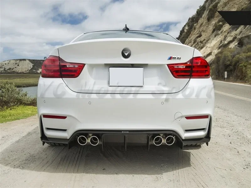 Car Accessories Carbon Fiber VRS Style Rear Diffuser Fit For 2014-2016 F80 M3 F82 F83 M4 Rear Diffuser Lip