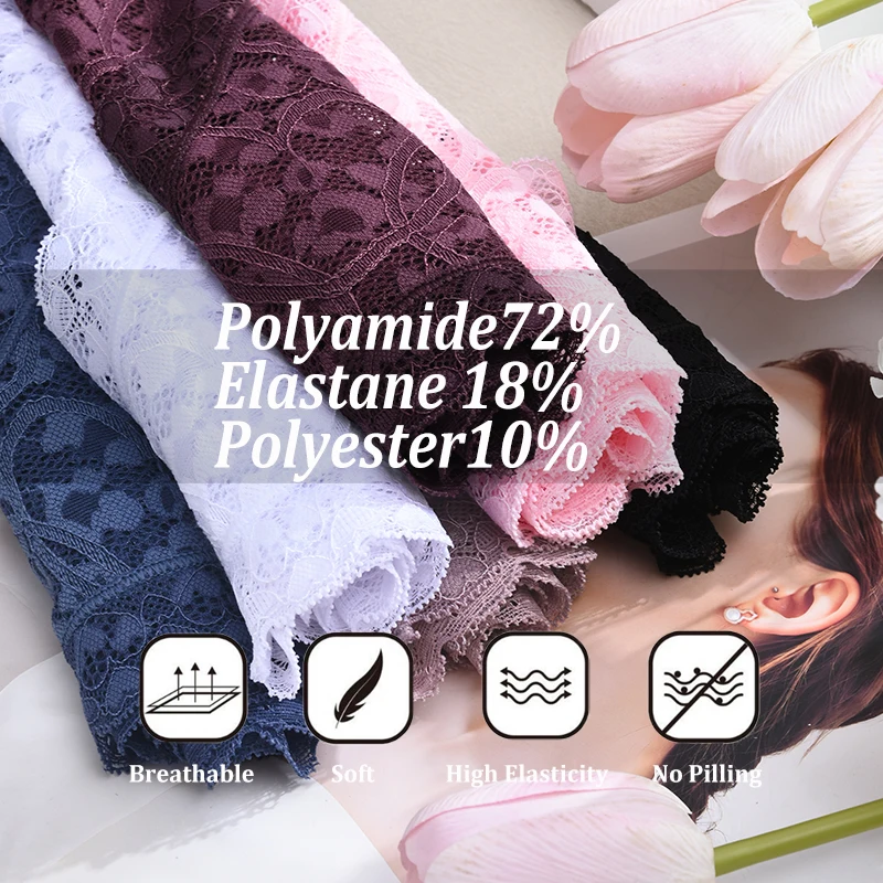 Thumbnail 3 - #8 Latest Womens Lace Trim Comfort Panties Updates