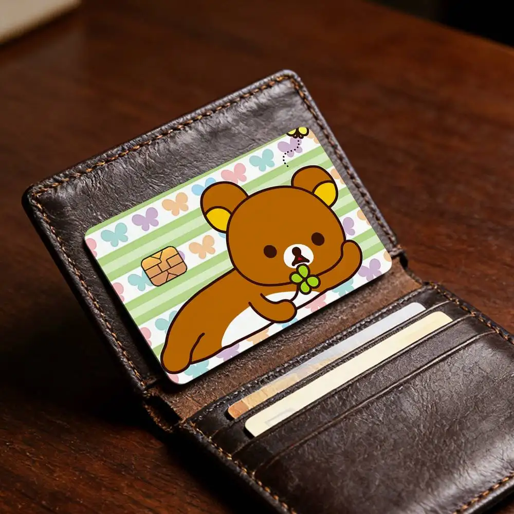 Niedlicher Cartoon R-Rilakkuma Bestseller Deko Exquisiter Kartenaufkleber für Debit- und Kreditkarten Skin-Cover Geschenk für Studenten – Detail 13