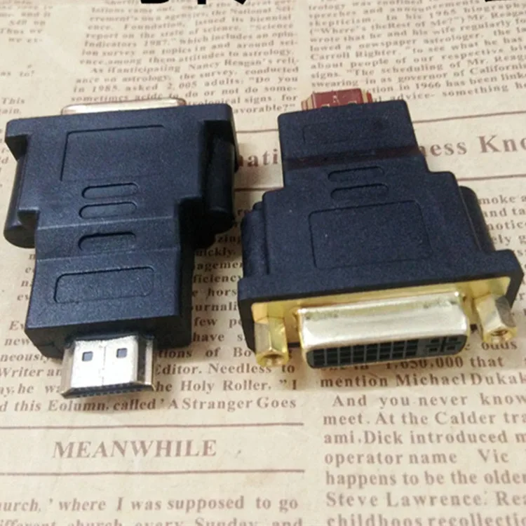 10 stücke DVI zu HDMI Adapter HDMI zu DVI Adapter DVI Buchse zu HDMI Stecker 24 5 bidirektion ale Übertragung elektronische Daten systeme