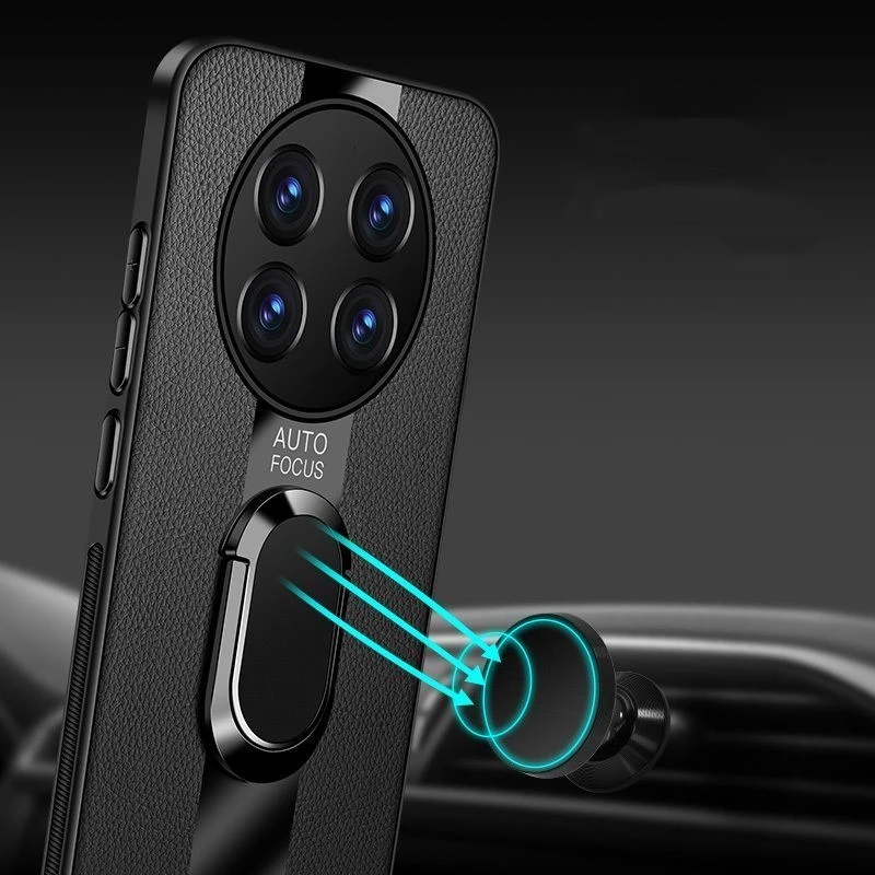 For Realme 13 Pro Plus Case Luxury Leather Ring Magnetic Cover For Realme 13 Pro+ 13Pro Racing Style Shockproof Bumper Funda