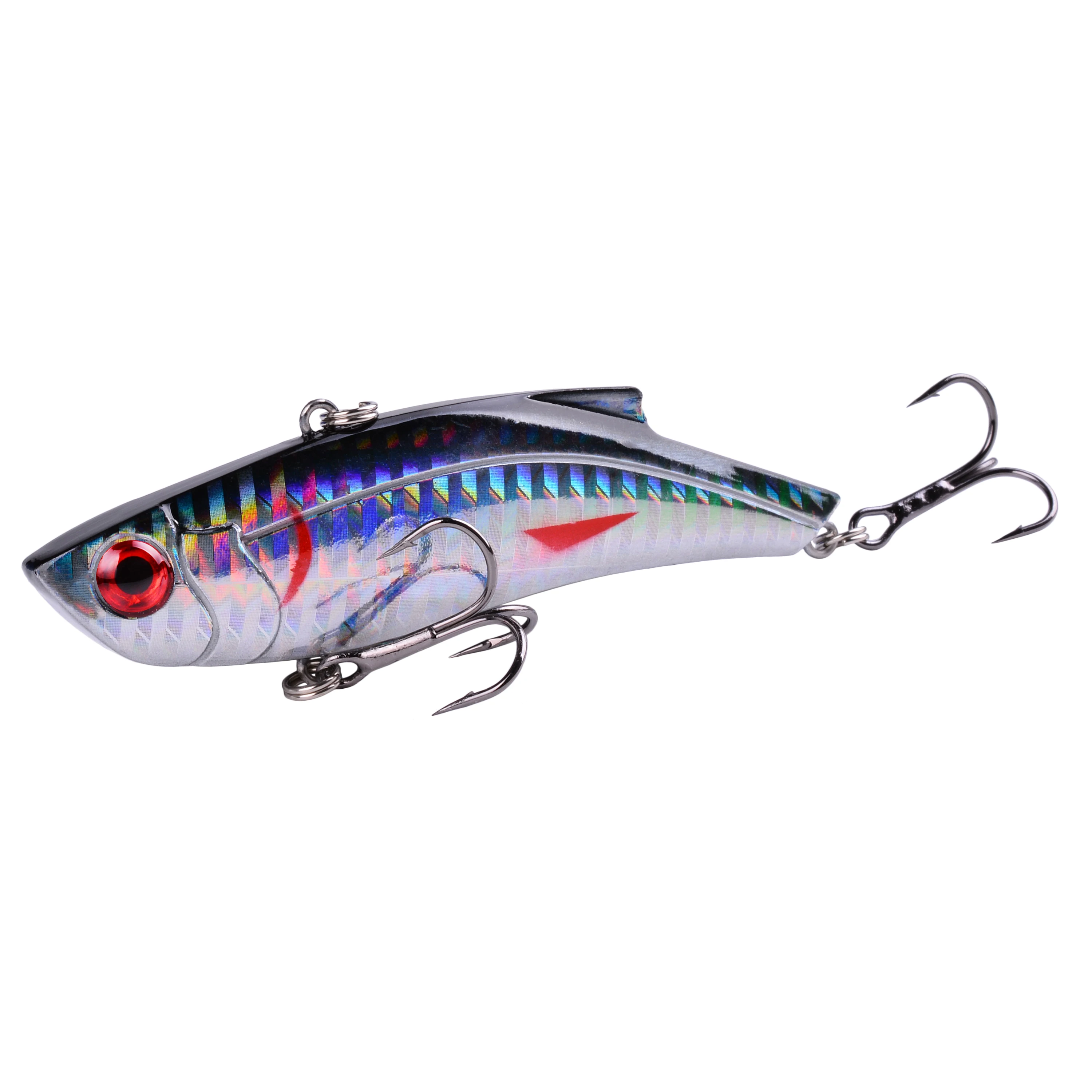 1Pcs  Hard Sea Fishing 28g Lure VIB  Treble Hook Fishing Sinking Vibe Lures Winter Pencil Lure Hard Baits