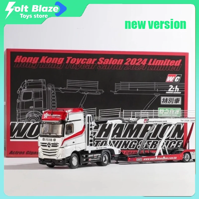 

GCD Mercedes-Benz Actros 1/64 Weichuan Trailer 4x2 Transport Truck Car Model Limited Edition Micro DieCast Cars Boy Toys Gift