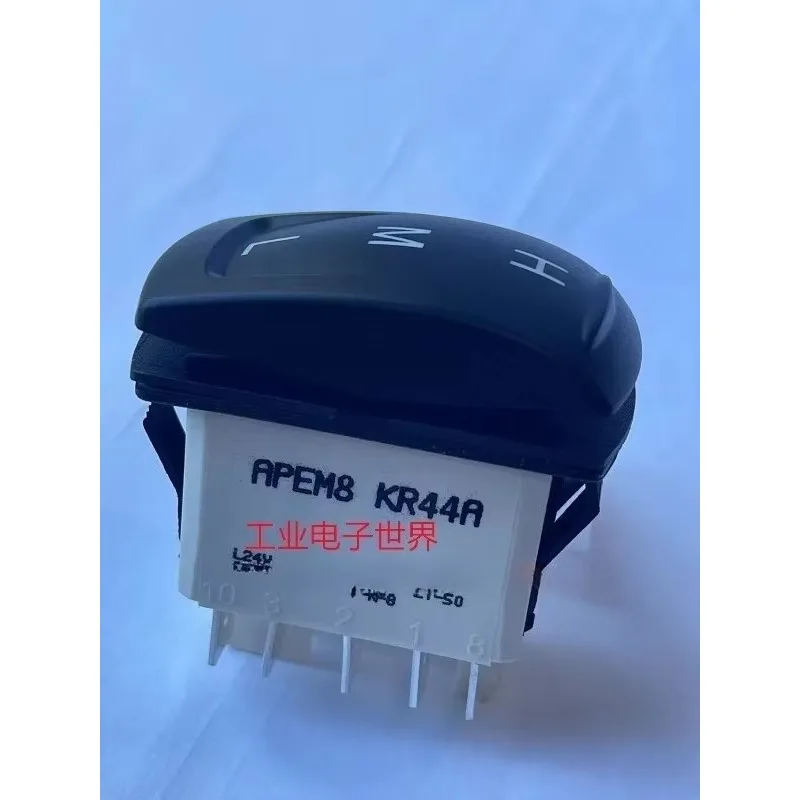 KR44A APEM boat switch rocker switch bipolar 10-pin 3-gear self-locking ON 1pcs