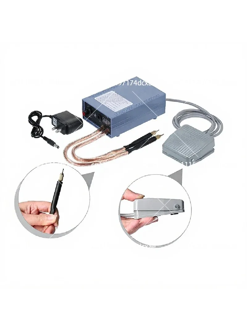 220V 5000W Portable Spot Welding Machine, Electric Nickel Strip Welder for Sheet Metal Assembly Work