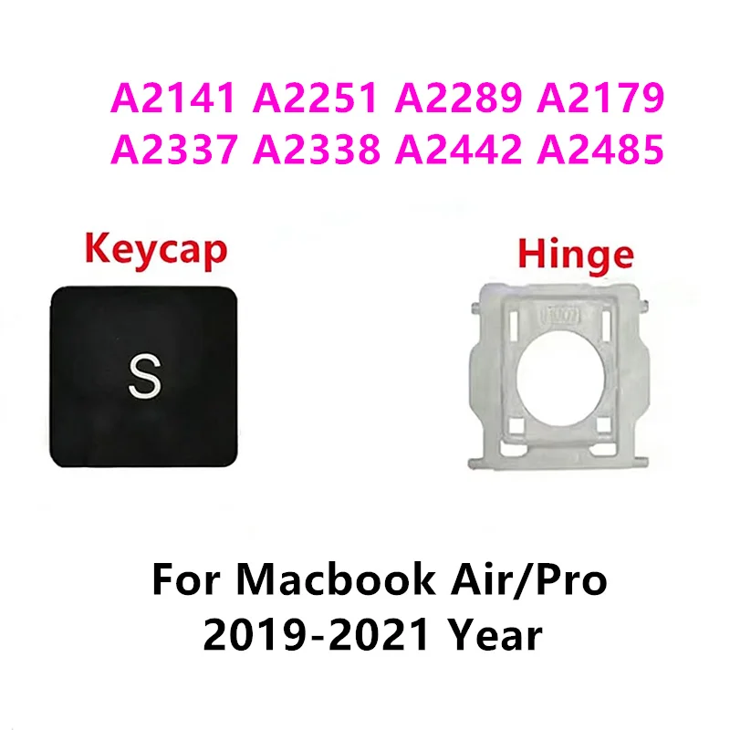 New  A2141 A2251 A2289 A2179 A2337 A2338 A2442 A2485 S Keycaps Keys or Hinge For Macbook Pro 13