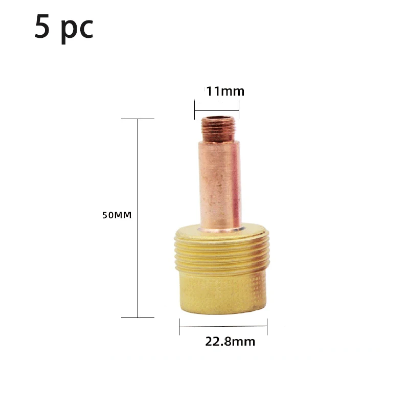 1Set WP Argon Arc Welding Gun Head Accessories Welding Machine WP Flow Guide Ceramic Nozzle 53N6/8/10/12 Guide Body With Screen