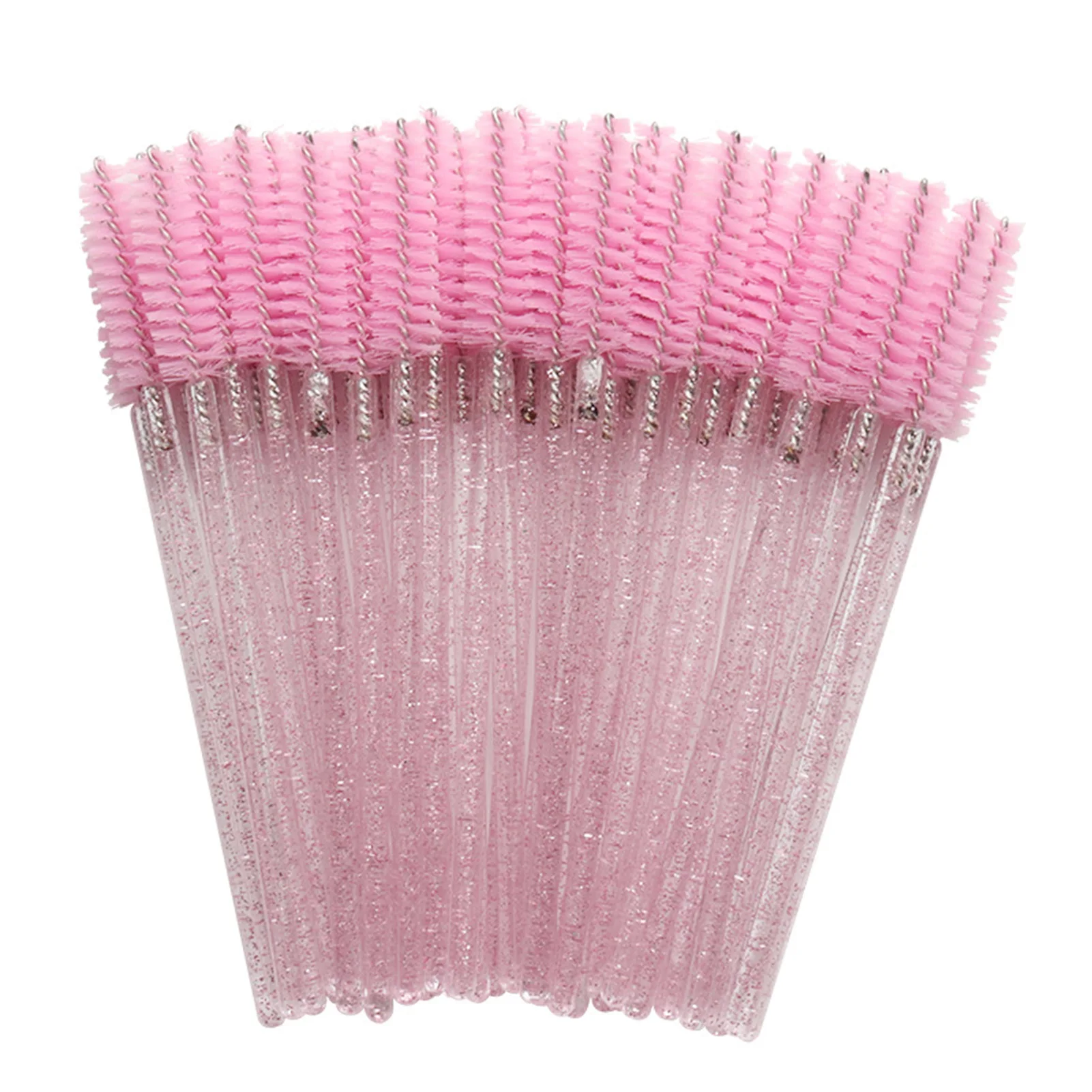 50 Stuks Kristal Wimpers Borstel Kam Wimpers Extensie Mascara Wands Make-Up Professionele Make-Up Schoonheid Tool