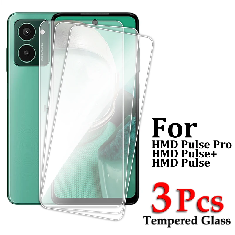 4/3/2Pcs For HMD Pulse Pro Glass For HMD Pulse Pro Screen Protector Transparent HD Protective Tempered Glass For HMD Pulse+