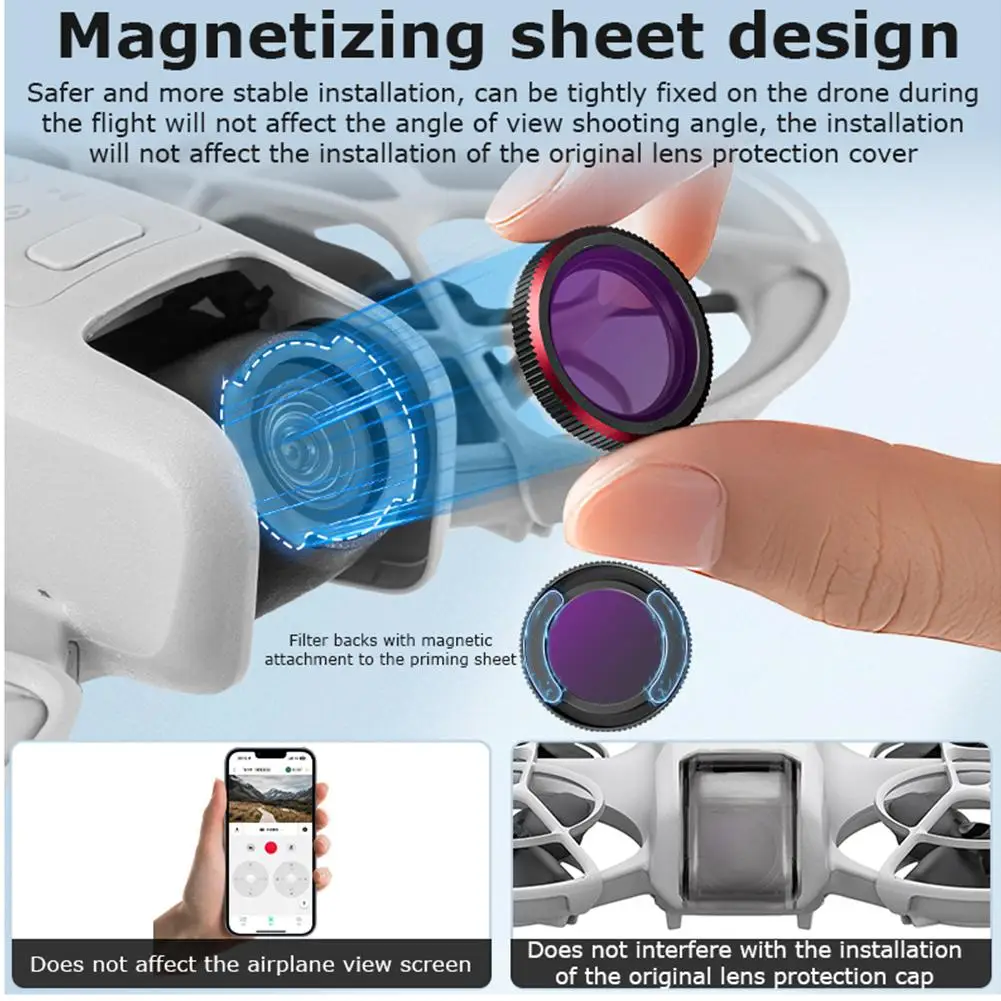 Lens Filter Kit For DJI Neo UV Filter Optical Glass Filter CPL Polarizer For DJI Neo Drone Accessories S9Q0