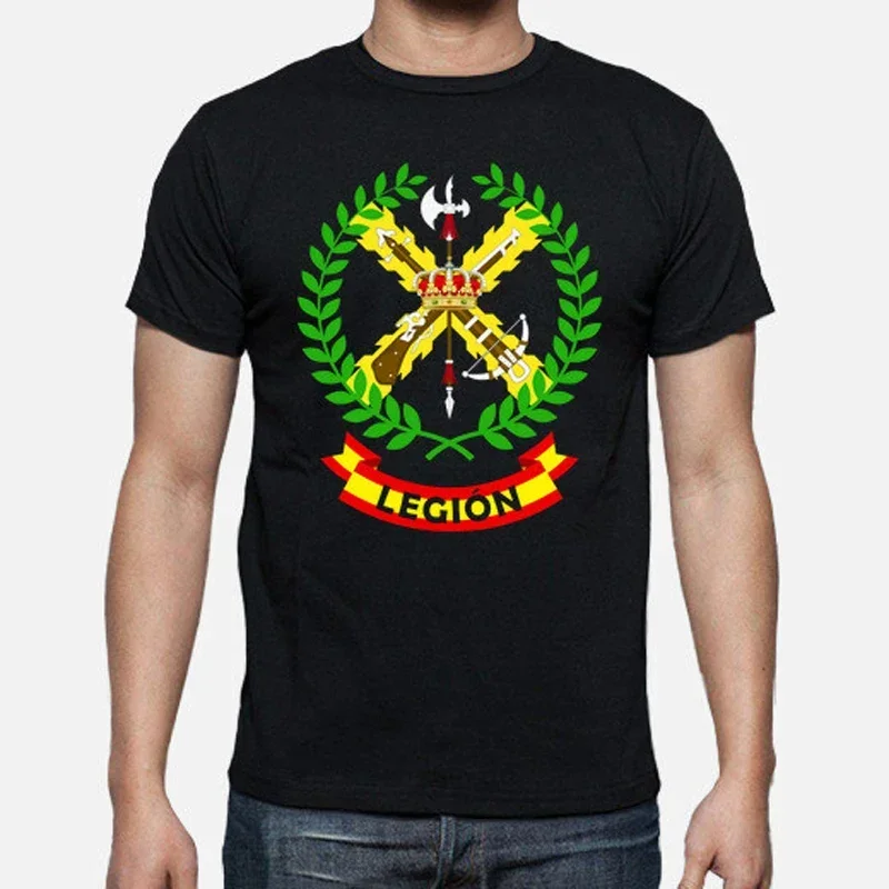 

Legión Extranjera Española Logo Spanish Legion Crest T Shirt. Short Sleeve 100% Cotton Casual T-shirts Loose Top Size S-3XL