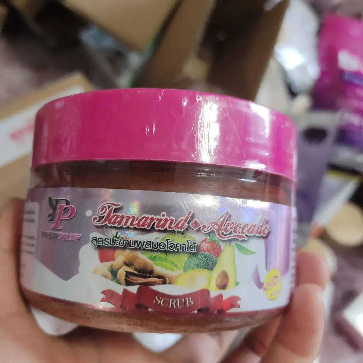 مقشر الصابون التايلاندي لتفتيح البشرة، وتقشير ومرطب للوجه والجسم #1