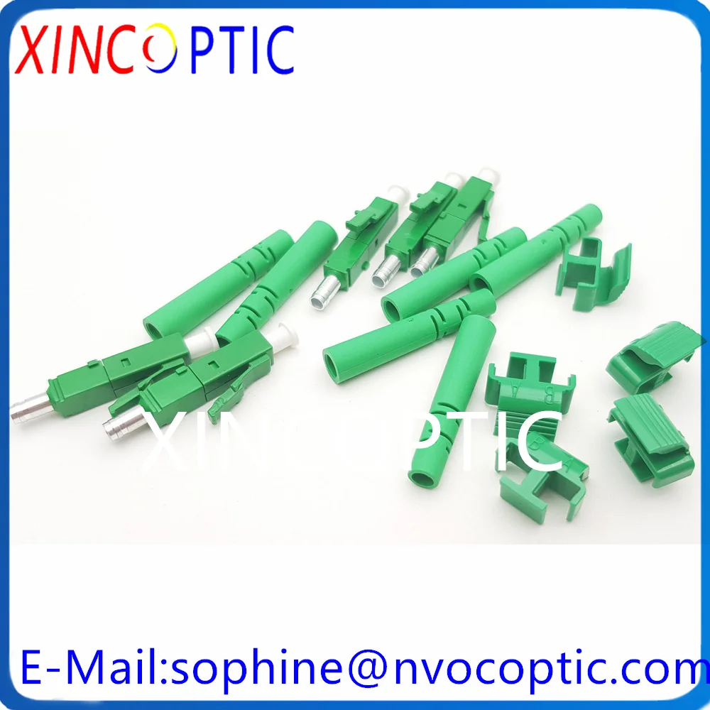 LC/UPC LCAPC 2.0mm 9/125 OM1 OM2 SM OM3 OM5 Duplex Ceramic/Zircon Single/Multi Mode Dual Fiber Optic Connectors With Ferrule