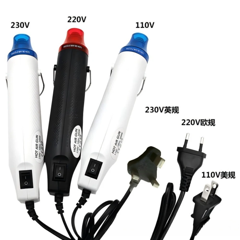 Mini Hot Air Gun 110V 220V 230V Heat Gun for Shrink Wrap Embossing Phone Repair Label Removal