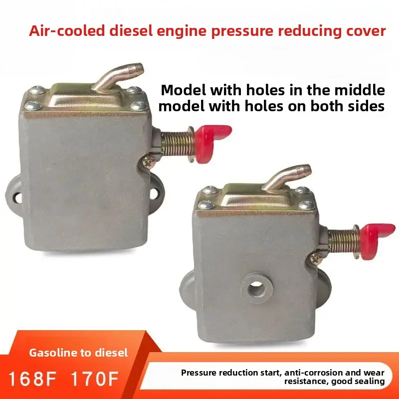 XMSJ Cylinder Head Cover Pressure Reducing Valve Assembly for 168F Modified Diesel 170F Single Cylinder Air-Cooled Horizontal