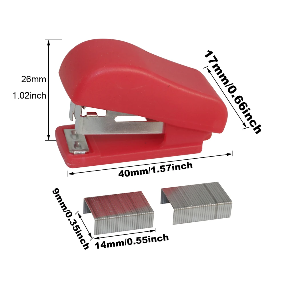 1 Pcs Stapler Set Cute Stapler Mini Small Stapler Student Stationery Wholesale Set Stapler Wholesale
